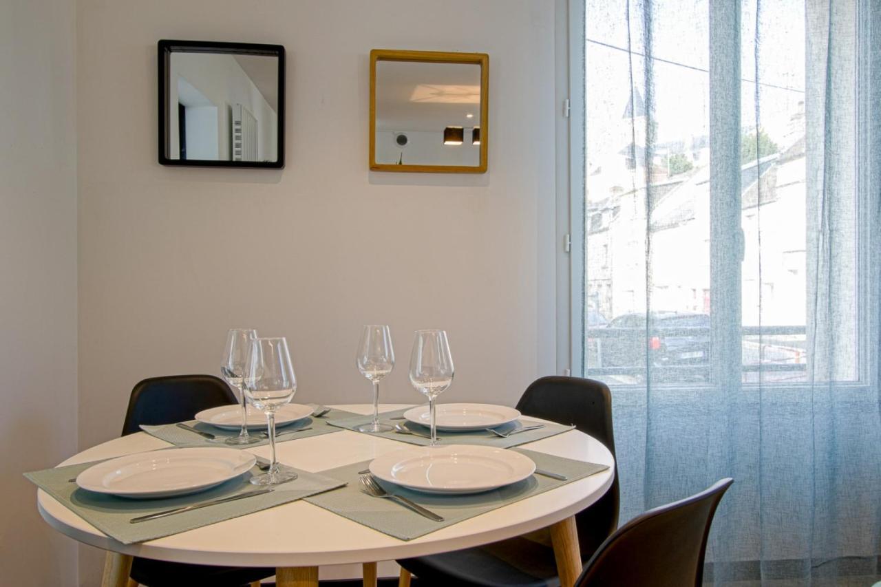 Douces Nuits Caennaises - Parking Prive Inclus, Centre Ville Exterior foto
